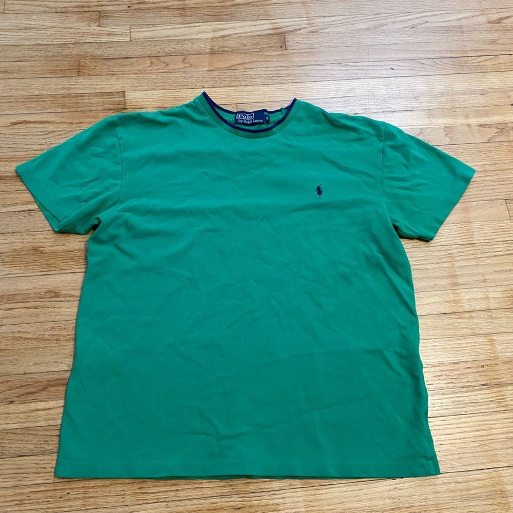 Polo Ralph Lauren Polo Crew Neck Shirt Green M Medium
